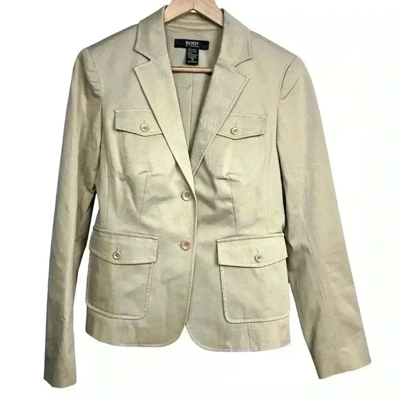 Body By Victoria Secret Cotton Khaki Jacket
Blazer | Size 6 - Picture 1 of 6